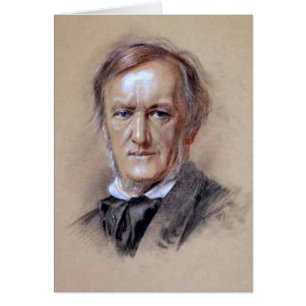 Cartão Richard Wagner - gênio da música