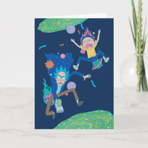 Cartão RICK AND MORTY™   Infected Portal Jump