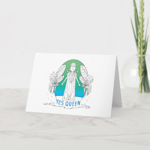 Cartão RICK AND MORTY™   Yes Queen