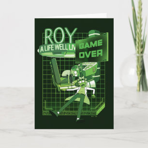 Cartão RICK E MORTY™   Roy Uma Vida Bem Vida