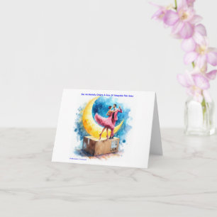 Cartão Rick London Rosa Himalayan Salsa Engraçado