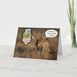 Cartão Rico almoço longo