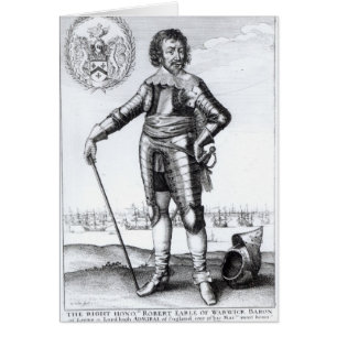 Cartão Ricos de Robert, ò conde de Warwick