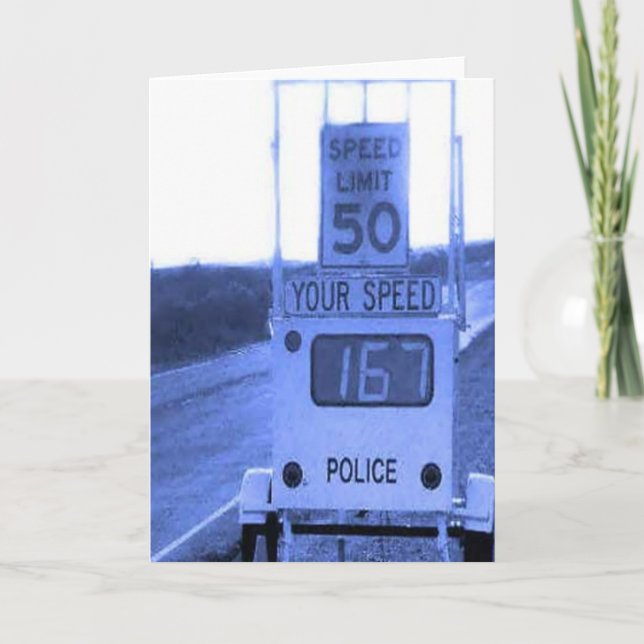 Cartão Ride it like you stole it (Frente)