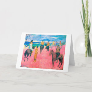 Cartão Riders on the Beach, Gauguin