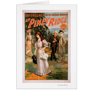 Cartão Ridge Piney "Idyl das montanhas de Tennessee "