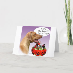 Cartão Ridgeback Halloween Candy