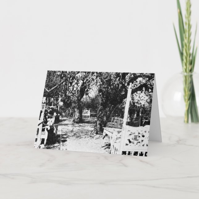 Cartão Ridvan Garden, ca. 1907 (01) (Frente)