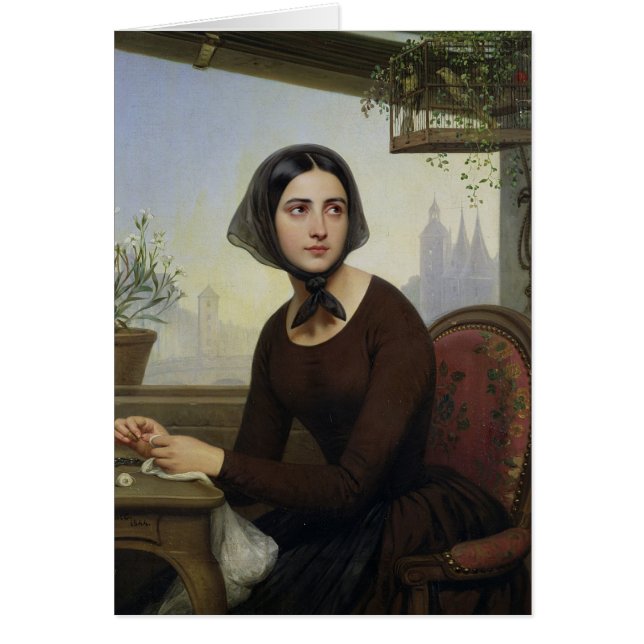 Cartão Rigolette que tenta confundir-se (Frente)