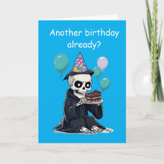 Cartão rim Reaper Birthday Funny Aging Humor Gift