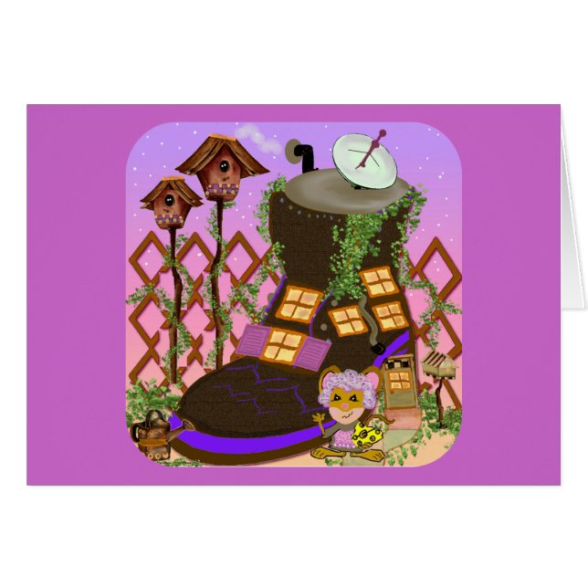 Cartão Rimas de berçário (Frente Horizontal)