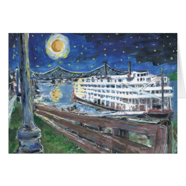 Cartão Rio Boat Mississípi (Frente Horizontal)