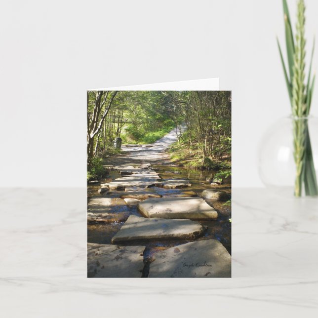 Cartão Rio de cobre velho de Copperhill Tennessee Ocoee (Frente)