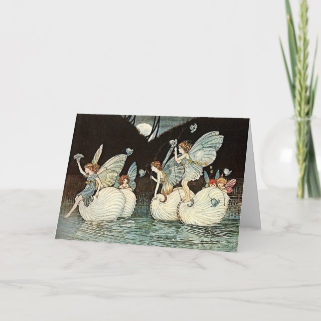 Cartão Rio Faeries, Fada, Fae Pagan (Frente)
