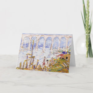 Cartão Rio Harlem, ponte alta   George Luks