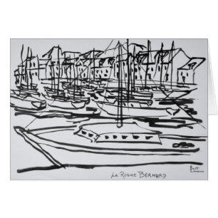 Cartão Rio La Vilaine  La Roche-Bernard, Bretanha