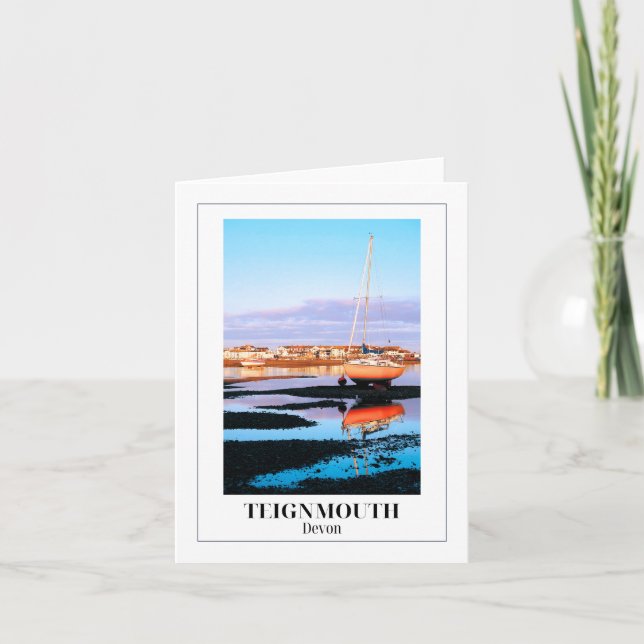 Cartão Rio Tain, Teignmouth, Devon (Frente)