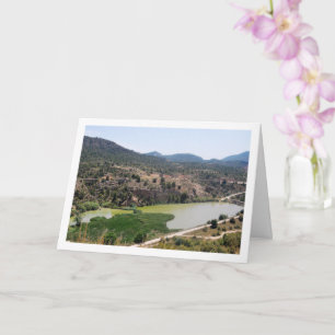 Cartão Rio Turia em Domeño Viejo, Valência, Espanha