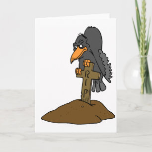 Cartão RIP Crow