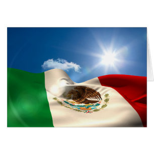 Cartão Rippling de Sinalizador do México Gerado Digitalme