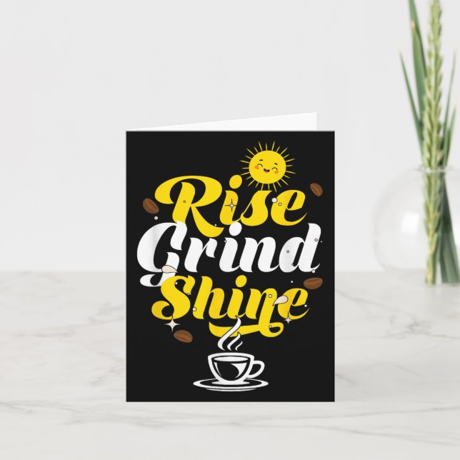 Cartão Rise Grind Shine _ Motivation Insration _ Influenc (Frente)