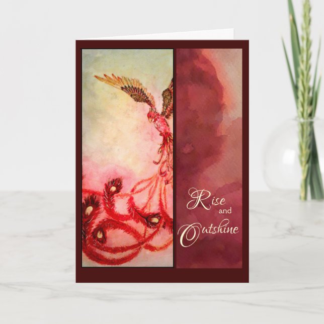 Cartão Rise - Phoenix Greeting Card (Frente)