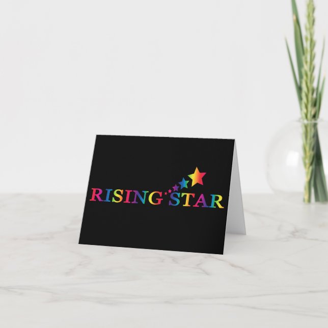 Cartão Rising Star BLANK Note Card (Frente)