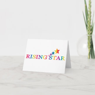 Cartão Rising Star Rainbow BLANK Note Card