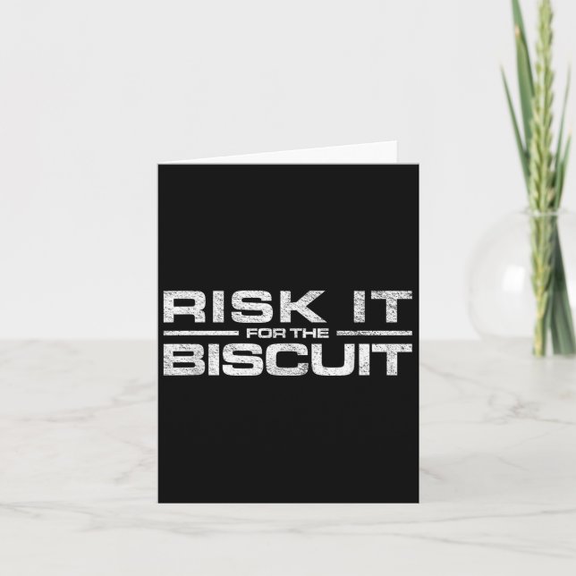 Cartão Risk It For The Cookie Movement  (Frente)