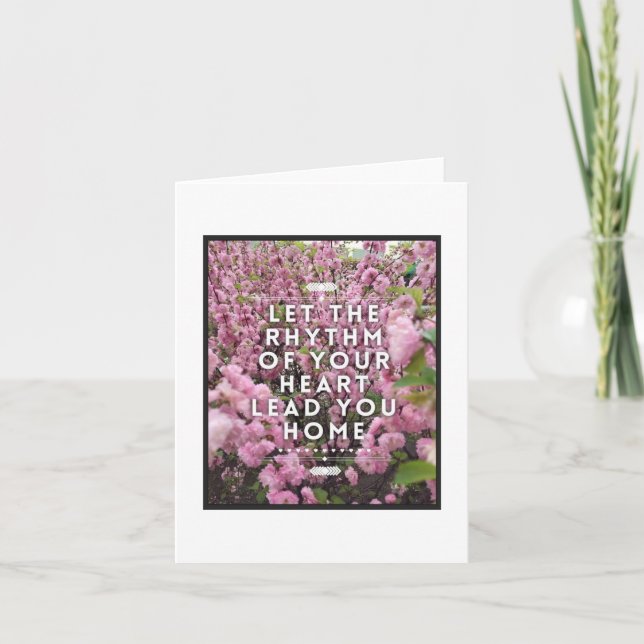 Cartão Ritmo da sua placa de nota cardíaca - Dentro de Va (Frente)