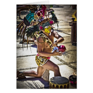 Cartão Ritual maia da costela