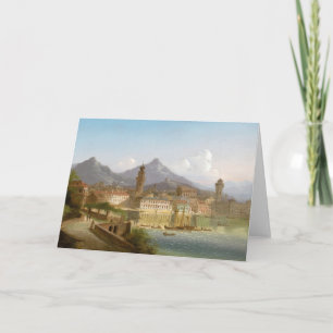 Cartão Riva no lago Garda   Johann Wilhelm Jankowsky