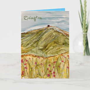 Cartão Rivington Pike Horwich impressionista