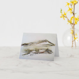 Cartão Rivington pike Horwich Watercolor