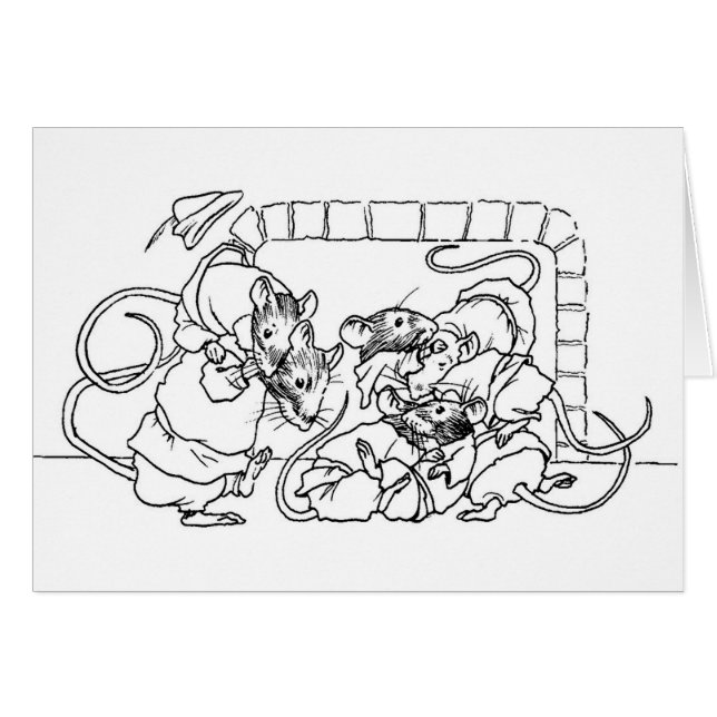 Cartão Rixa da taberna (Frente Horizontal)