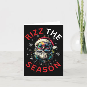 Cartão Rizz A Época Papai Noel Engraçado Natal 1