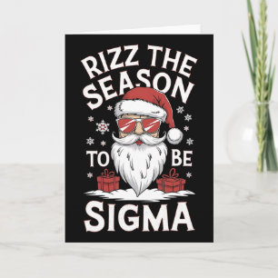 Cartão Rizz A Temporada Para Ser Sigma Geração Alpha Meme