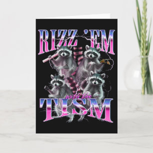 Cartão Rizz Em Com O Tism Piada Engraçada De Autismo Auti