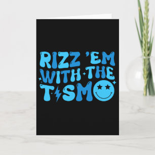 Cartão Rizz Em Com O Tism Piadas Conscientização do Autis