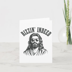 Cartão Rizzin É Engraçado Jesus Ele É Rizzin Páscoa Chri