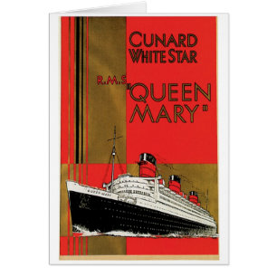 Cartão RMS Queen Mary