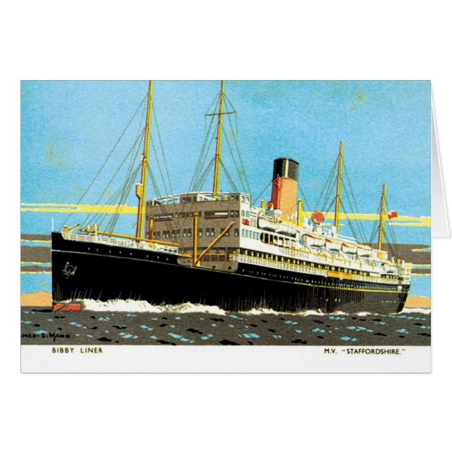 Cartão RMS Staffordshire (Frente Horizontal)