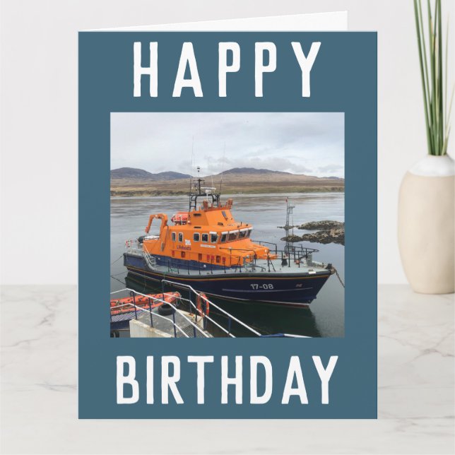 Cartão RNLI Lifeboat em Isle of Islay, Scotland Card (Frente)
