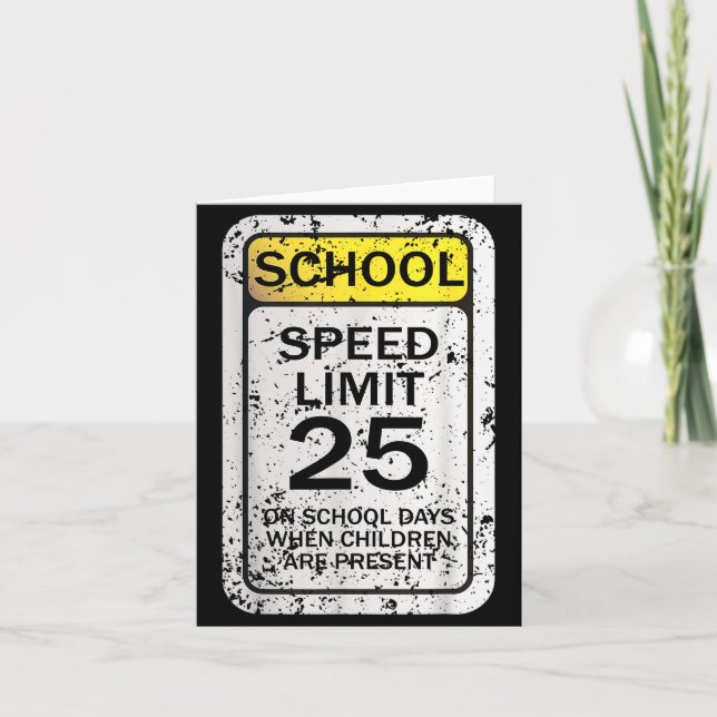 Cartão Road Signs Funny Traffic Signs Halloween Costume P (Frente)