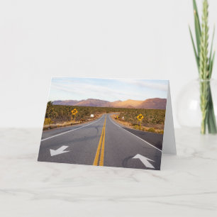 Cartão Road Through Joshua Tree National Park