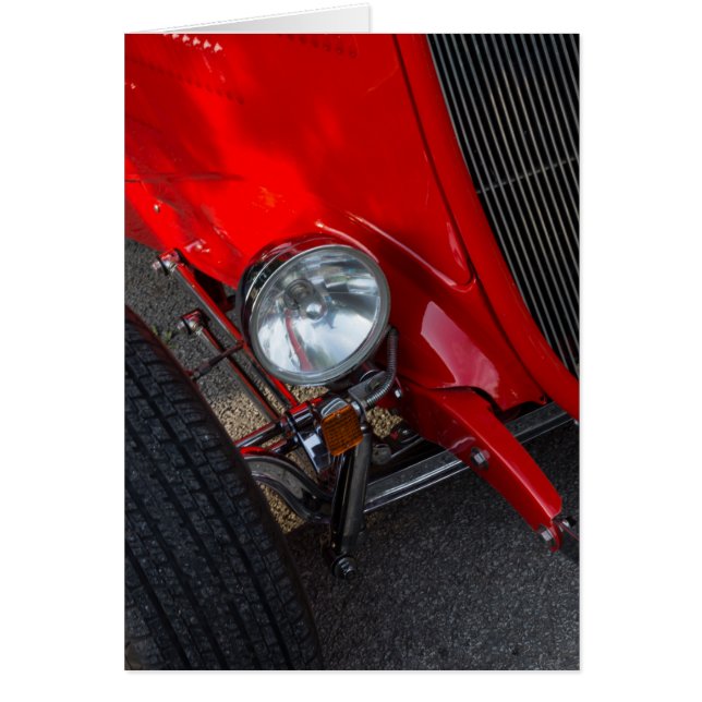 Cartão Roadster da década de 1930 (Frente)