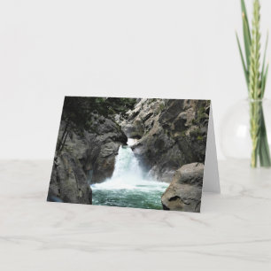 Cartão Roaring River Falls, King's Canyon, CA