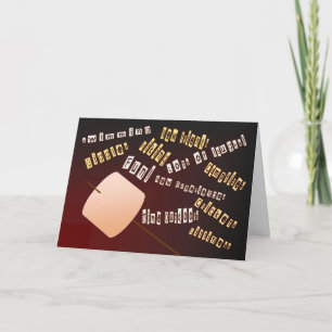 Cartão Roasting Marshmallow - Summer Camp Fun!