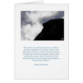 Cartão Robert "Bobby" Kennedy, O Exílio Ainda Entre Nós