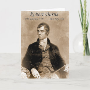 CARTÃO ROBERT BURNS